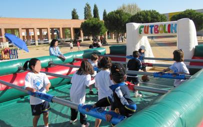 Futbolín Humano Hinchable